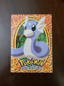 NM! #147 Dratini Topps Pokemon 1st Movie E10 of 12 Blue Label - Image 1