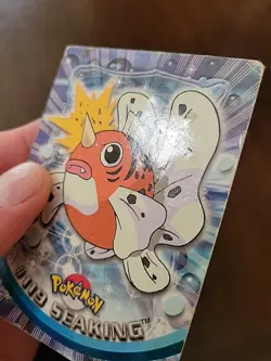 DMG! 2000 Pokemon TV Animation Edition Topps Blue Logo Seaking #119 SERIES 3 - Image 4