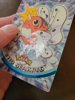 DMG! 2000 Pokemon TV Animation Edition Topps Blue Logo Seaking #119 SERIES 3 - Image 5