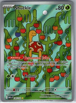 Shuckle 136/132 ME01: Mega Evolution - Pokemon Card - NM - Image 1
