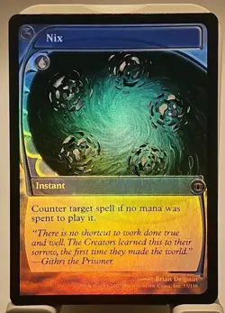 Mtg 🔥🔥 FOIL 🔥🔥 Nix MT/NM Future Sight 🌟 RARE 🌟 Magic The Gathering - Image 1