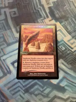 MTG Foil Sandstone Needle MP+ Mercadian Masques - Image 1