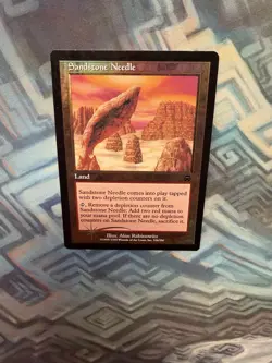 MTG Foil Sandstone Needle MP+ Mercadian Masques - Image 3