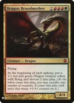 Dragon Broodmother The List NM MTG - Image 1
