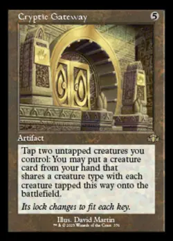 Cryptic Gateway (Retro Frame) - Dominaria Remastered (DMR) - MINT NRMINT - Image 1