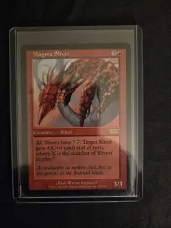 MTG Magma Sliver, LEGIONS release, RARE SLIVER, NM condition from 2003 - Image 1
