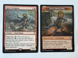 MTG - Agate Instigator [Bloomburrow Commander] [NM] Mythic and Token - Image 1
