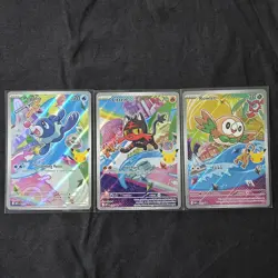 Pokemon TCG: First Partner Illustration Collection Series 1-Alola Gen 7 Starters - Image 2