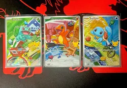Pokemon First Partner Illustration Collection Series 1 Kanto Set Promos #37-39 - Image 1