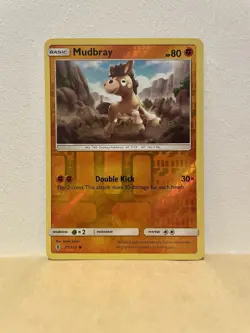 Mudbray 75/145 Common Reverse Holo - Pokemon Guardians Rising - Image 1