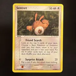 Sentret - 75/109 - Team Rocket Returns - Pokemon - Common - Played - Image 1