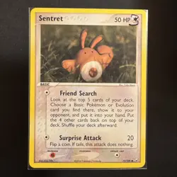 Sentret - 75/109 - Team Rocket Returns - Pokemon - Common - Played - Image 3