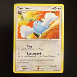 Swablu - 97/127 - Platinum - Pokemon - Common - Damaged - Image 1