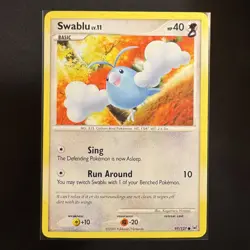 Swablu - 97/127 - Platinum - Pokemon - Common - Damaged - Image 3