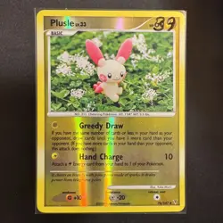 Plusle - 76/147 - Supreme Victors - Pokemon - Uncommon - Damaged - Image 3