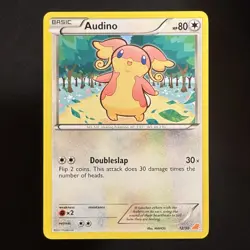Audino - 12/30 - BW Trainer Kit Excadrill - Pokemon - Common - Played - Image 1