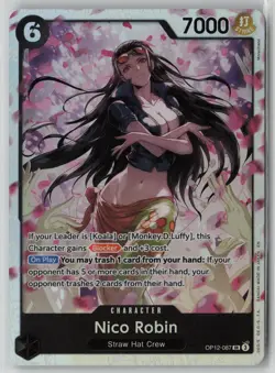 Nico Robin OP12-087 One Piece Legacy of the Master Super Rare Near Mint - Image 1