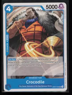 Crocodile OP07-040 One Piece 500 Years in the Future Uncommon Near Mint - Image 1