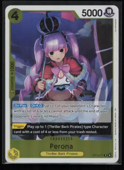 Perona OP14-111 One Piece The Azure Sea's Seven Rare Near Mint - Image 1