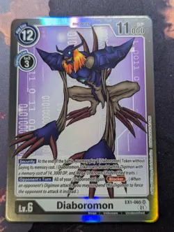 Diaboromon EX1-065 SR - Digimon Card Game - Classic Collection - Image 1