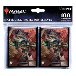 MTG Outlaws of Thunder Junction Tinybones, the Pickpocket Deck Sleeves 100ct - Image 2