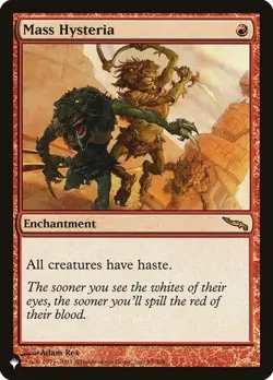 Mass Hysteria The List NM MTG - Image 1
