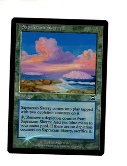 Saprazzan Skerry Mercadian Masques FOIL NM- very light clouding MTG Magic - Image 1