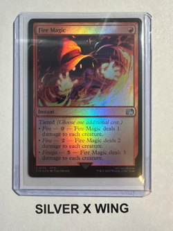 Fire Magic Foil x1, MTG, Final Fantasy, Magic the Gathering, FIN, 0136, NM - Image 1