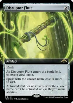 Disruptor Flute (Extended Art) -Foil Near Mint MTG Modern Horizons 3 - Image 1