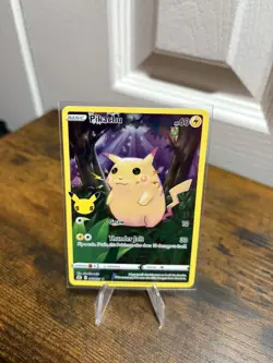 Pokemon TCG Celebrations Pikachu 005/025 Holo Rare Basic 60 HP Thunder Jolt Gnaw - Image 1