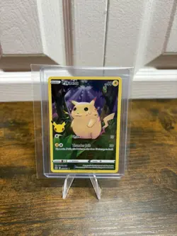 Pokemon TCG Celebrations Pikachu 005/025 Holo Rare Basic 60 HP Thunder Jolt Gnaw - Image 2