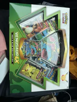 Pokemon TCG Venusaur EX Box 20th Anniversary Red & Blue Collection - Generations - Image 1