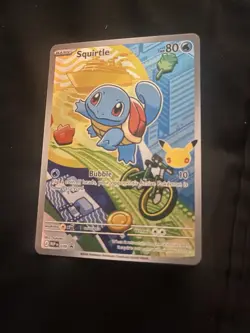 Squirtle MEP 039 Pokemon First Partner Illustration Black Star Promo - Image 1