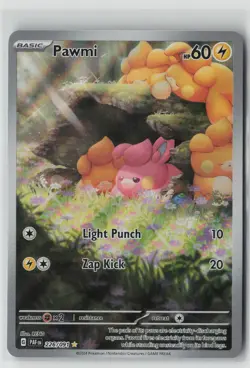 Pokemon Pawmi Holo #226/091 SV: Paldean Fates Near Mint or Better - Image 1