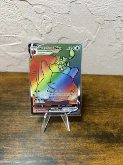 English Pokemon Greedent VMAX (Secret) Secret Rare (SWSH08 272/264) NM - Image 1