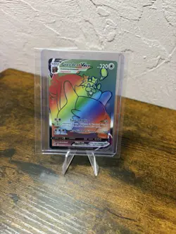 English Pokemon Greedent VMAX (Secret) Secret Rare (SWSH08 272/264) NM - Image 2