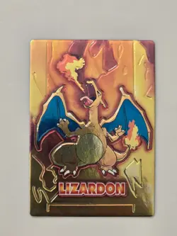 1999 Pokemon Japanese Meiji Charizard Embossed Promo Foil Lizardon - Image 3