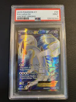 2015 FA/Lugia EX Ancient Origins Pokemon XY #94 PSA 9 - Image 1