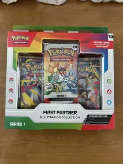 Pokemon TCG *First Partner Illustration Collection Box * Series 1 - BRAND NEW - Image 1