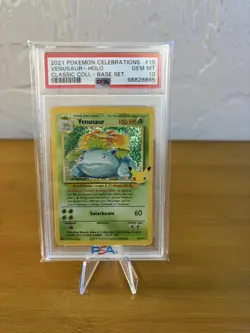 Pokemon TCG Venusaur Classic Celebrations 25th Anniversary #15 PSA 10 - Image 1