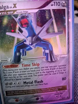 2009 Pokemon Diamond & Pearl Black Star Promo Dialga LV.X-Holo Card #DP37 - Image 3