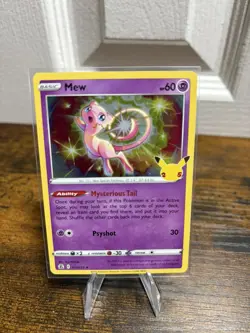 Mew 011/025 Holo Rare Celebrations Pokemon Near Mint - Image 1
