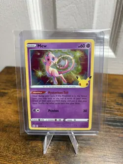 Mew 011/025 Holo Rare Celebrations Pokemon Near Mint - Image 2