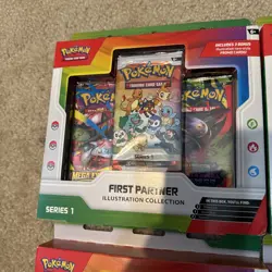 Pokemon TCG First Partner Illustration Collection Series 1 Set Of (4) - Image 2