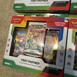 Pokemon TCG First Partner Illustration Collection Series 1 Set Of (4) - Image 5