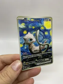 New hp100 Van Gogh Gold Metal Pokemon Card-Collectible Gift Display！ cc - Image 5