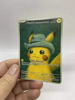Pikachu Van Gogh Gold Metal Pokemon Card-Collectible Gift Display！ cc - Image 5