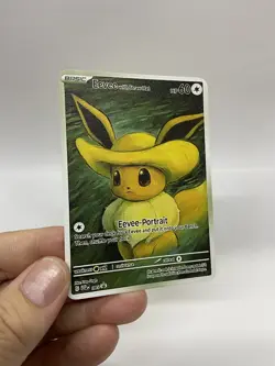 Eevee Van Gogh Gold Metal Pokemon Card-Collectible Gift Display Christmas cc - Image 2