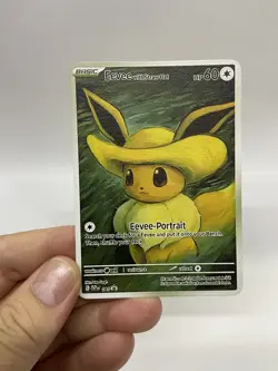 Eevee Van Gogh Gold Metal Pokemon Card-Collectible Gift Display Christmas cc - Image 5