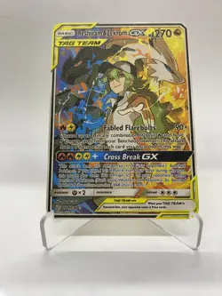 Reshiram&Zekrom GX Gold Metal Pokemon Card-Collectible Gift Display！ cc - Image 1